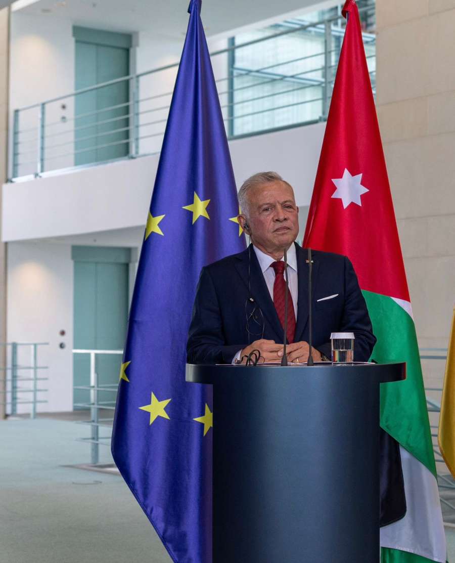 الملك عبد الله الثاني في برلين: