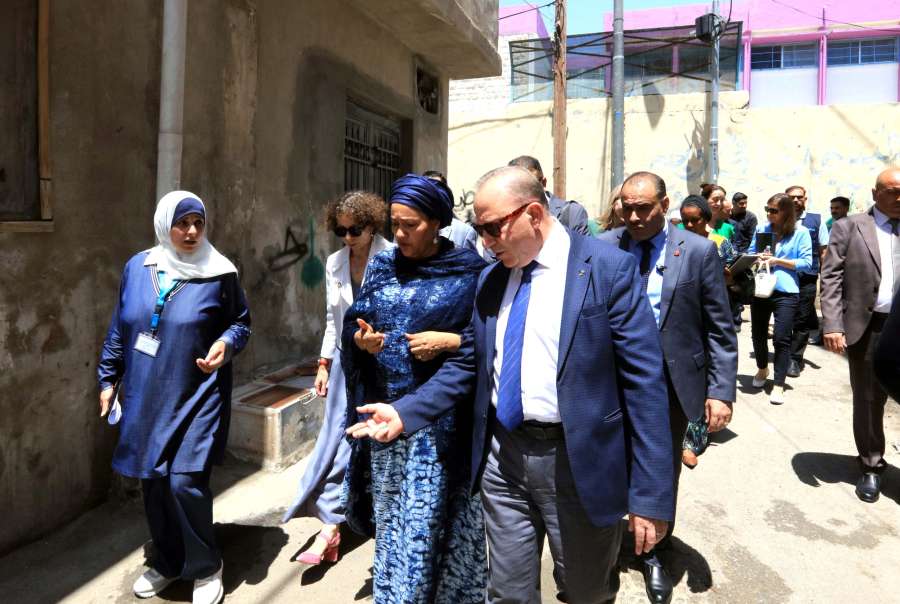 نائبة الأمين العام للأمم المتحدة تزور