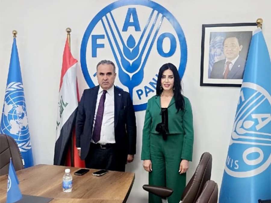 الدكتورة شنكول قادر تلتقي ممثل منظمة