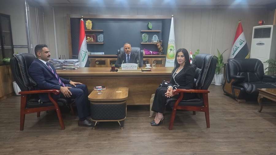 شنكول تلتقي وزير الزراعة العراقي في