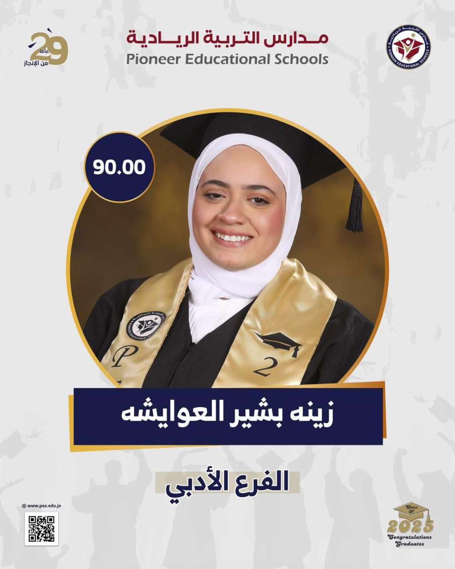 زينة بشير العوايشة.. مبارك النجاح