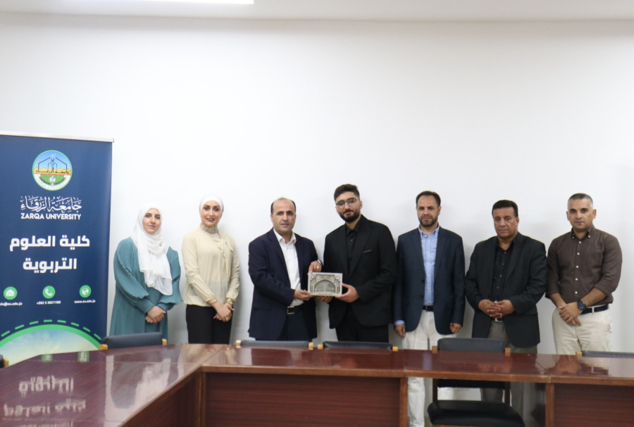 جامعة الزرقاء تستقبل وفدا من مجموعة