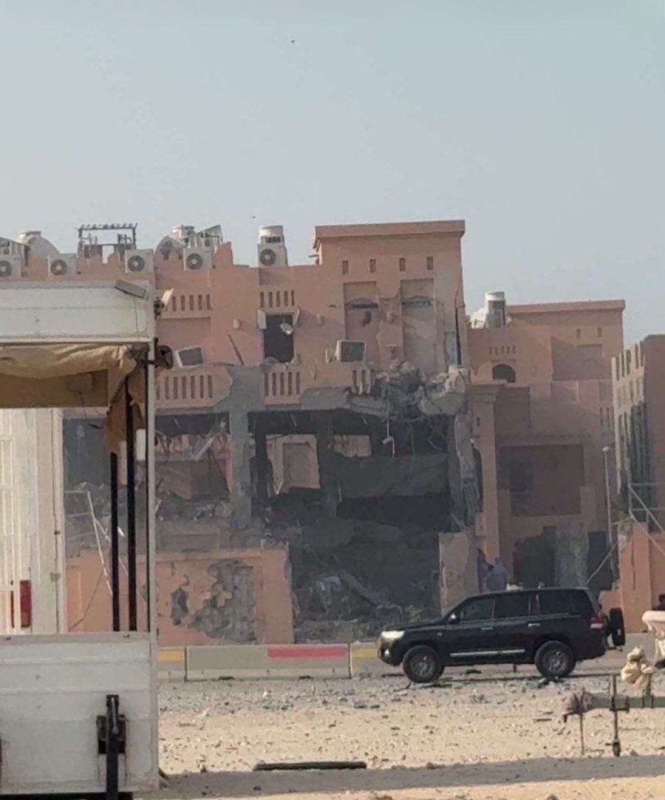 قطر: عمل إسرائيلي جبان (صور وفيديوهات)