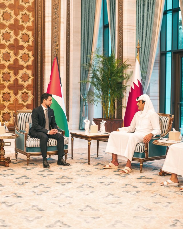 الركيبات: زيارة ولي العهد إلى قطر