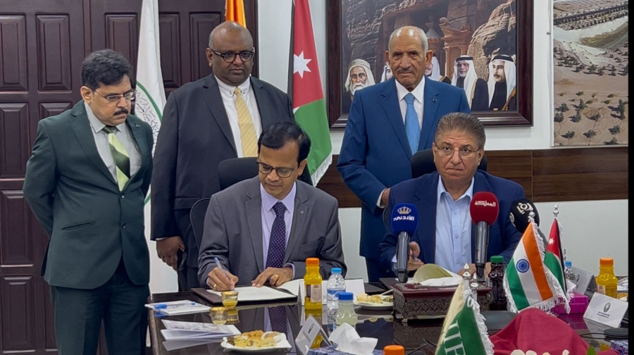 الفوسفات الأردنية توقع اتفاقية استراتيجية مع