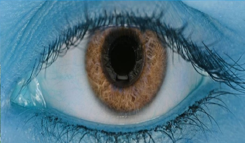 العيون الزرقاء لون يخدعك وليس حقيقيا..