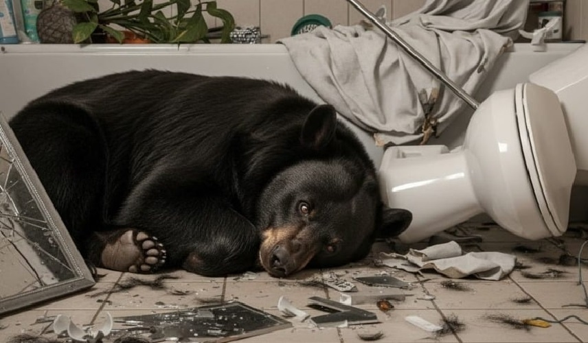 مواجهة قاتلة بين أمريكي ودب ضخم