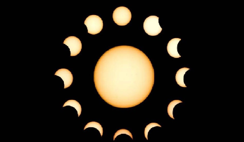 كسوف يذهل العالم.. ظل القمر يبتلع