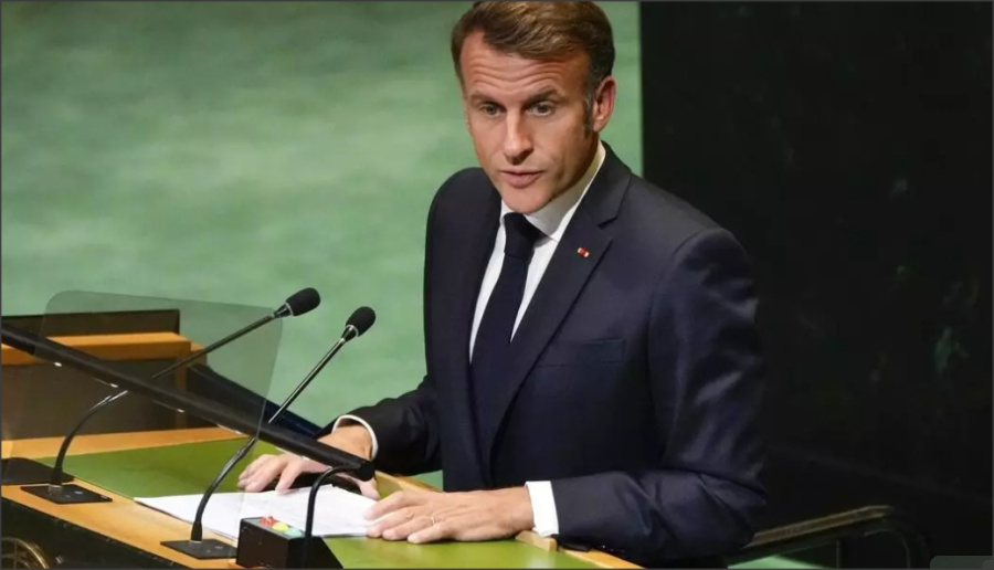 ماكرون يعلن الاعتراف بدولة فلسطين
