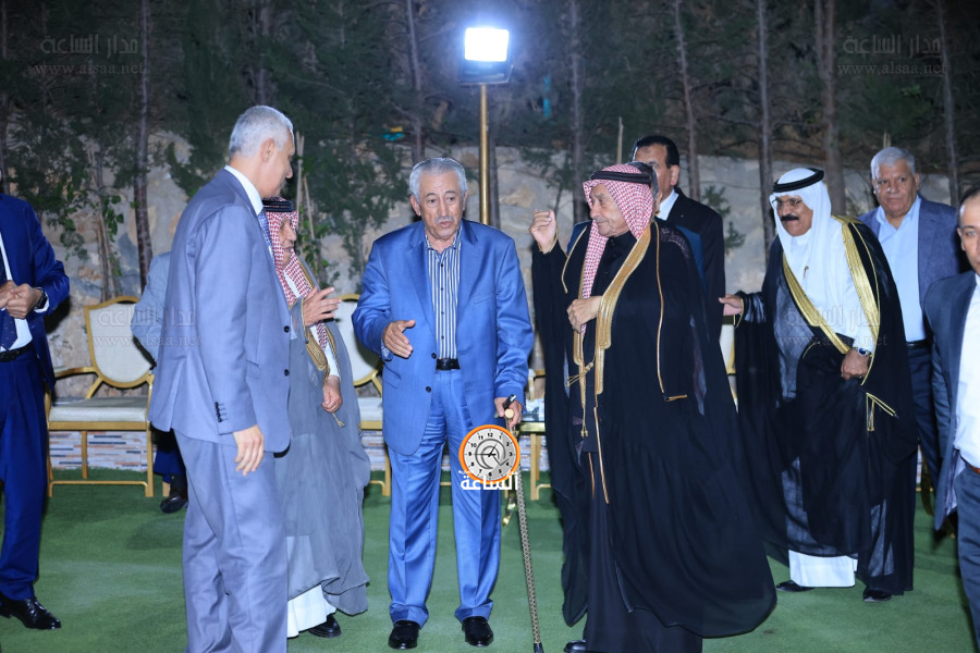 الباشا غنيمات يولم لشخصيات من قبيلة