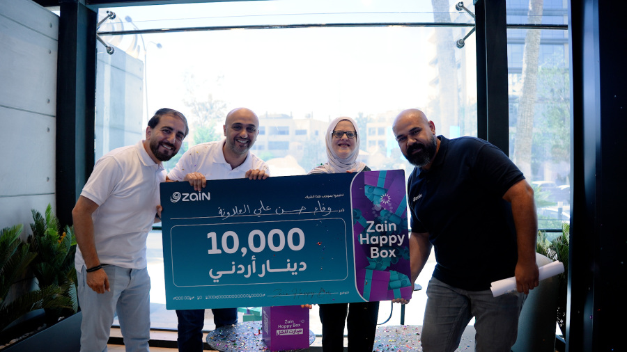 Zain Announces the First Winner of