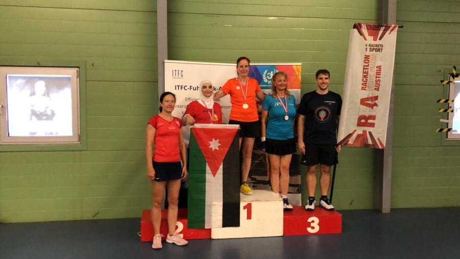 نسرين حمادة تحصد المركز الثاني في