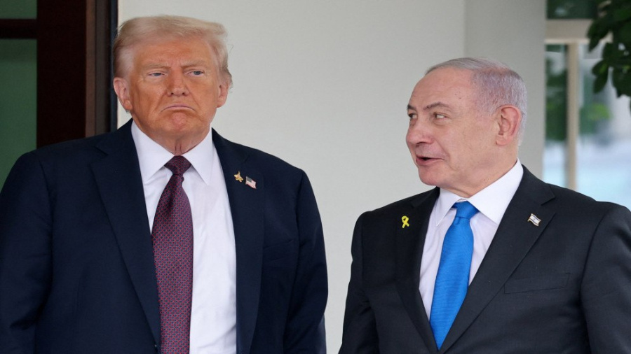 بدء لقاء ترامب ونتنياهو في البيت