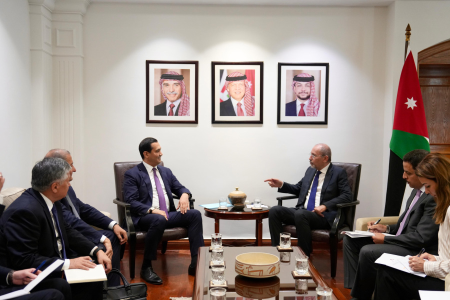 الصفدي يستقبل مستشار رئيس جمهورية أوزبكستان