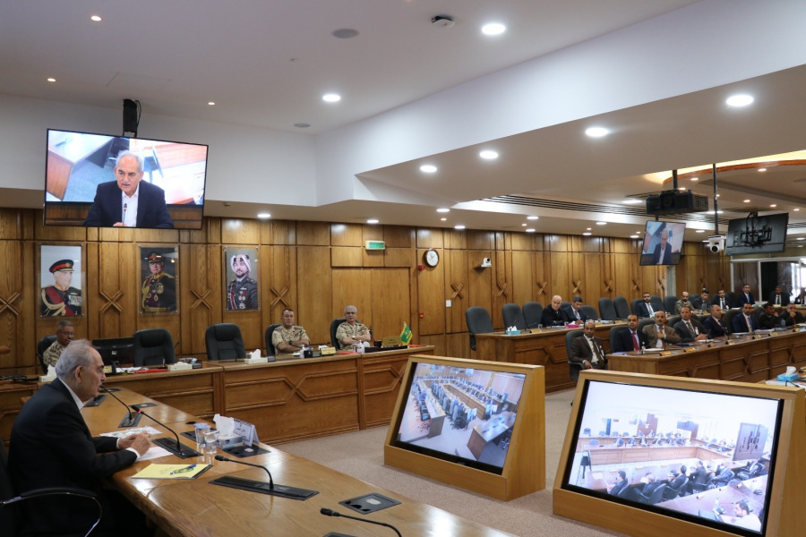 حباشنة يحاضر في كلية الدفاع الوطني