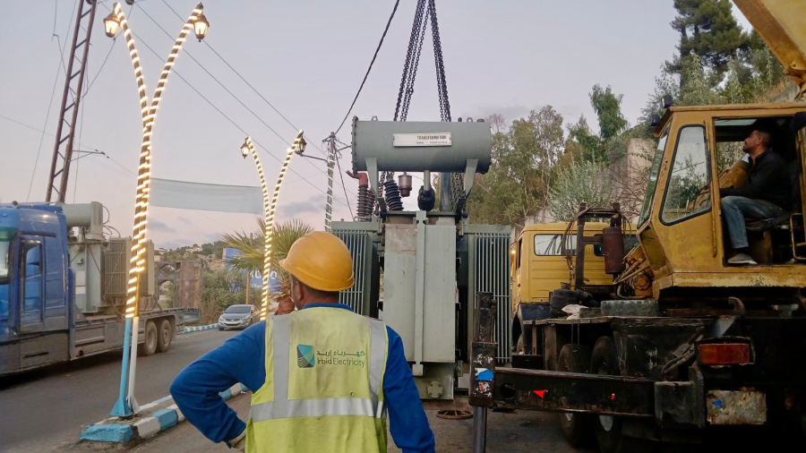 كهرباء إربد رفع قدرة محطة تحويل