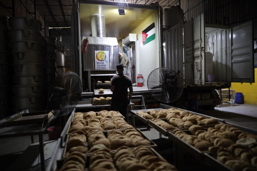 كم أنتج المخبز الأردني المتنقل في