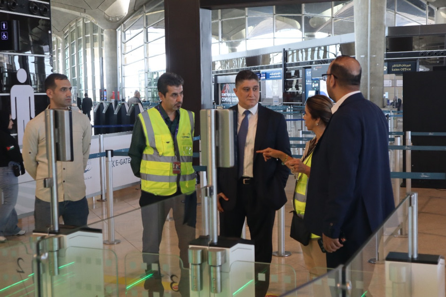 المعايطة يطمئن على جاهزية الدفاع المدني