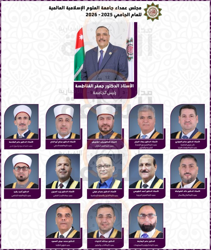 تشكيلات عمداء في جامعة العلوم الإسلامية العالمية