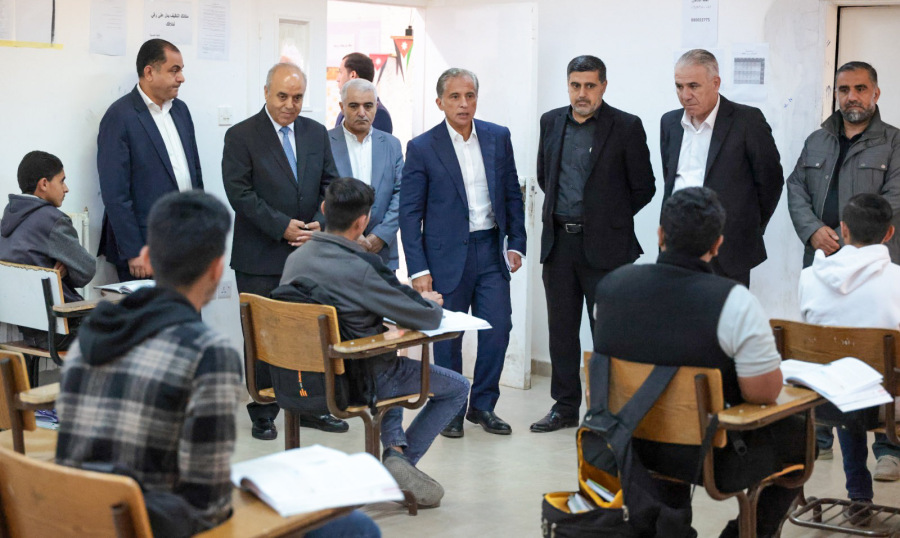 جعفر حسان في مدرسة الشوبك الزراعية