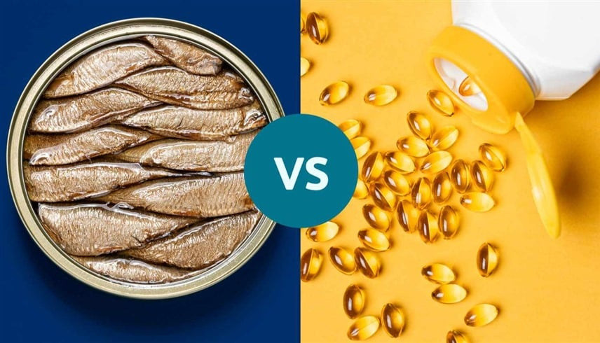 أيهما أفضل للقلب: السردين أم مكملات