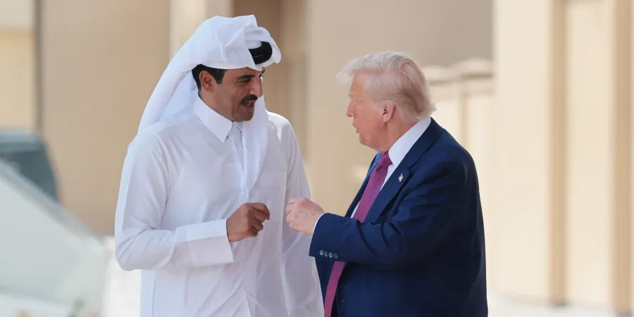 ترامب: الفضل لقطر وأميرها (فيديو)