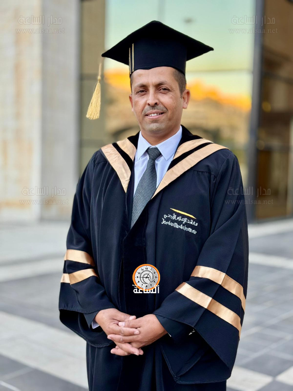 المقدم ناصر الطوالبة.. مبارك الماجستير