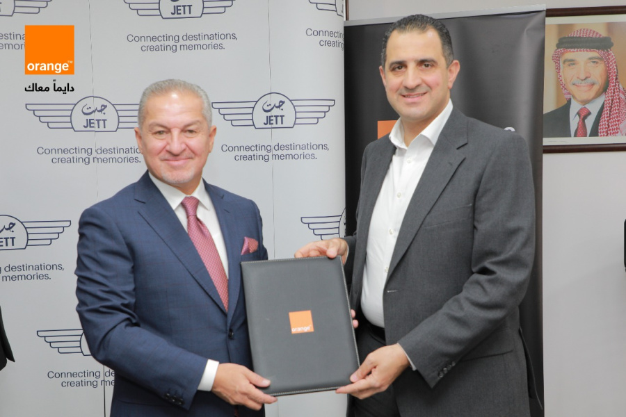 أورنج الأردن وشركة النقليات السياحية الأردنية