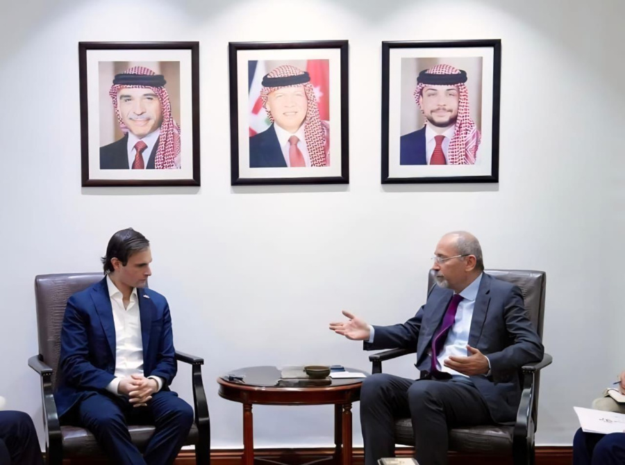 الصفدي يبحث مع لوين العلاقات الاستراتيجية