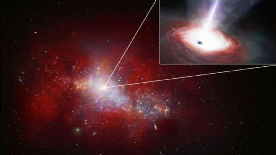 اكتشاف الثقب الأسود النهم: يتغذى بمعدلات قياسية في الكون | مدار الساعة