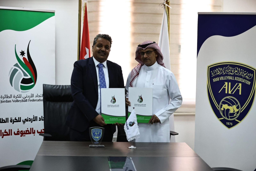 الاتحاد الأردني يوقع مع الاتحاد العربي