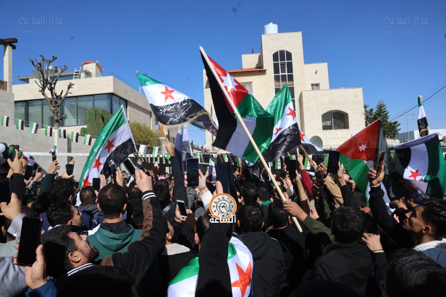 الجالية السورية في الأردن تحتفل بذكرى