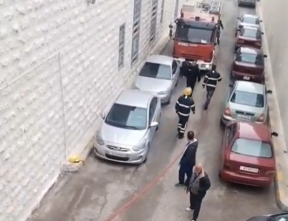 حريق بسيط في قسم النسائية بمستشفى