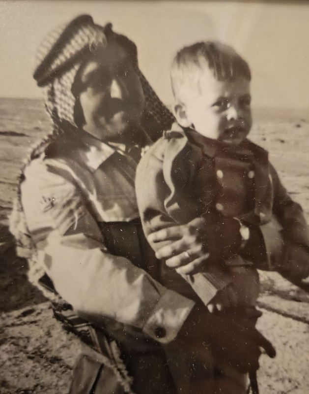 صورة تاريخية.. جلالة الملك عبدالله الثاني..