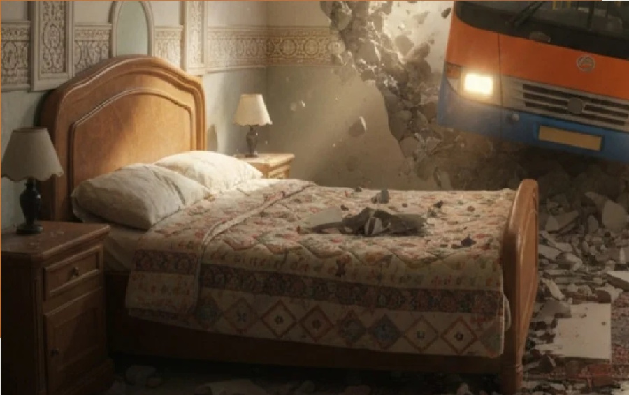 حادث غريب يثير الرعب في مدينة