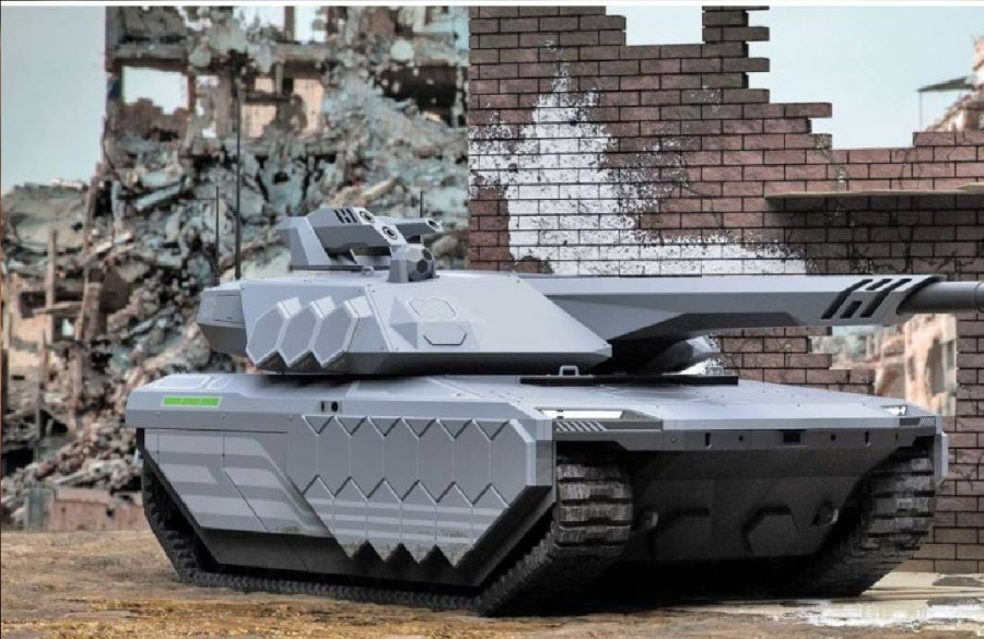 دبابة المستقبل بمحرك هيدروجيني وتقنيات تخف