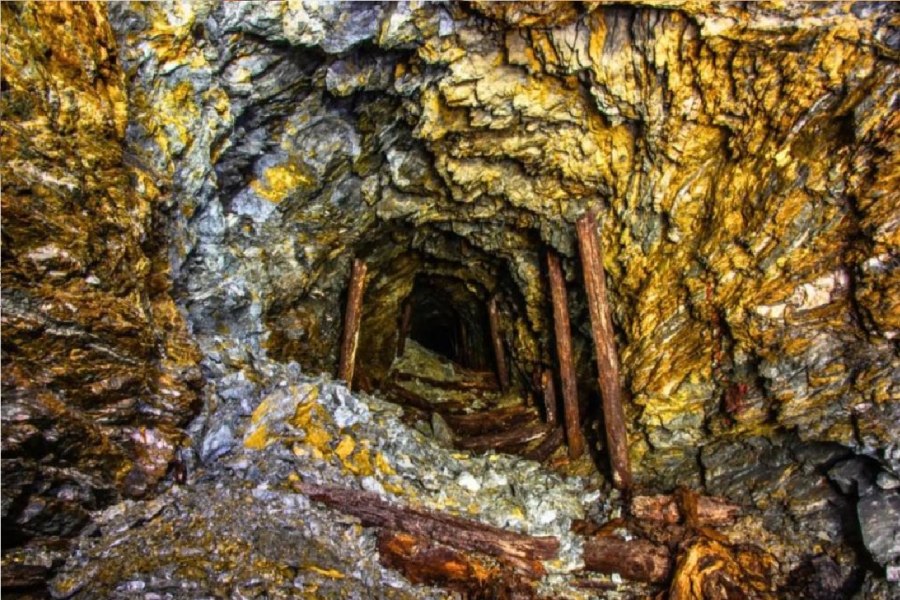 3300 طن متري من الذهب في