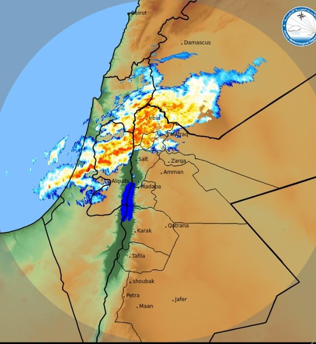 الأردن: هذه آخر صور رادار الطقس
