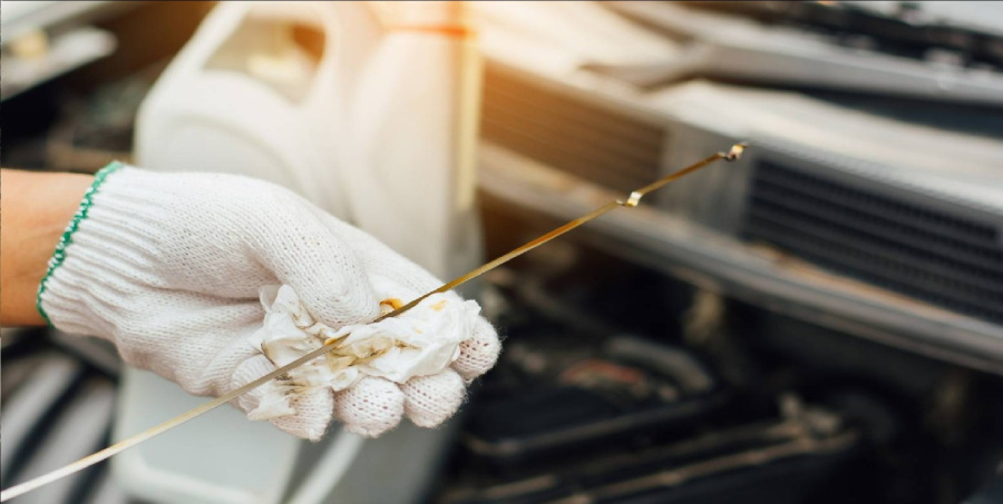 اختفاء عصا قياس زيت الجير من