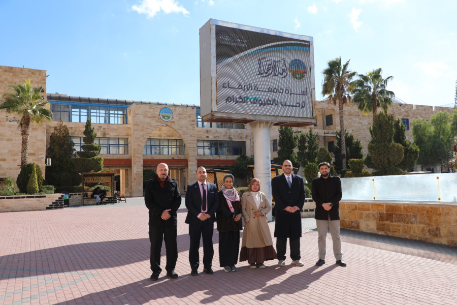 جامعة الزرقاء تستضيف وفد الجمعية البريطانية