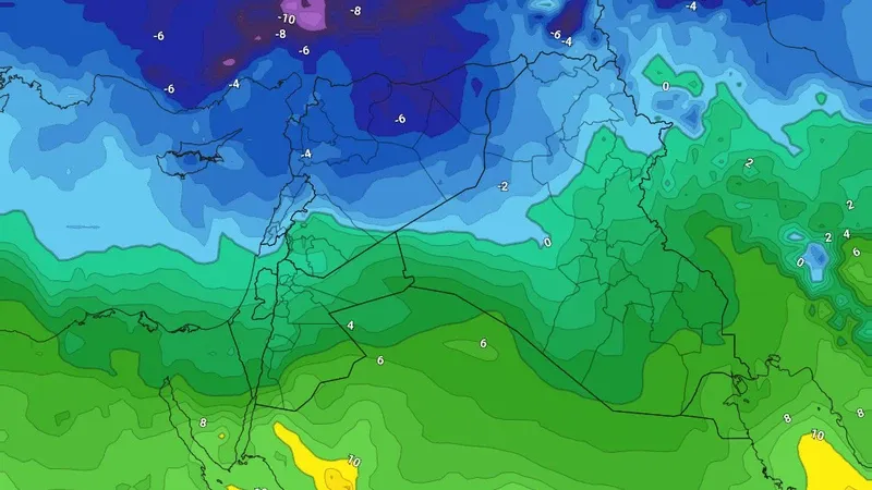 الأردن: منخفض جوي شتوي يؤثر على