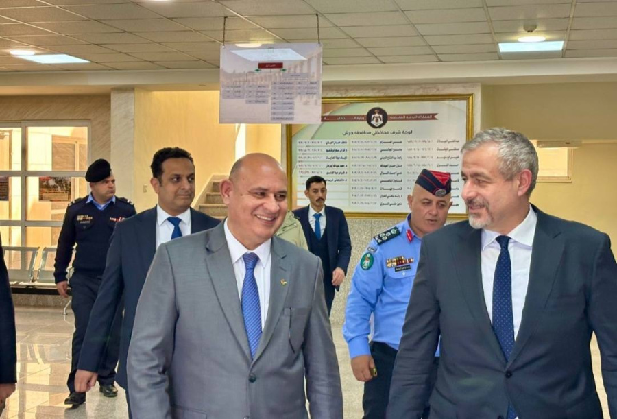 السفير المصري يزور محافظة جرش (صور)