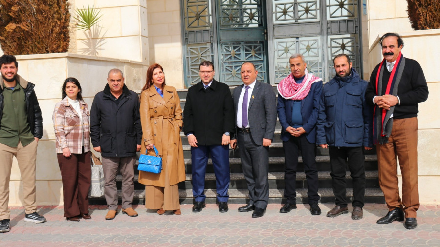 كلية الإعلام في جامعة الزرقاء تستقبل