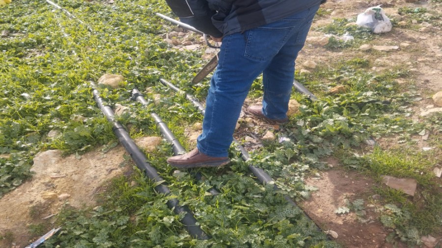 ضبط اعتداءات على خطوط مياه ناقلة