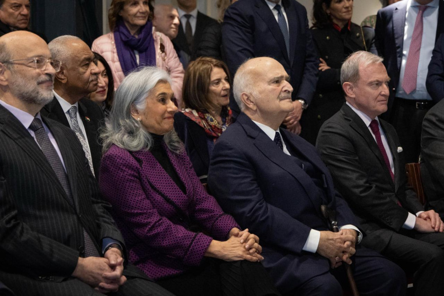 الأمير الحسن والأميرة ثروت يحضران افتتاح