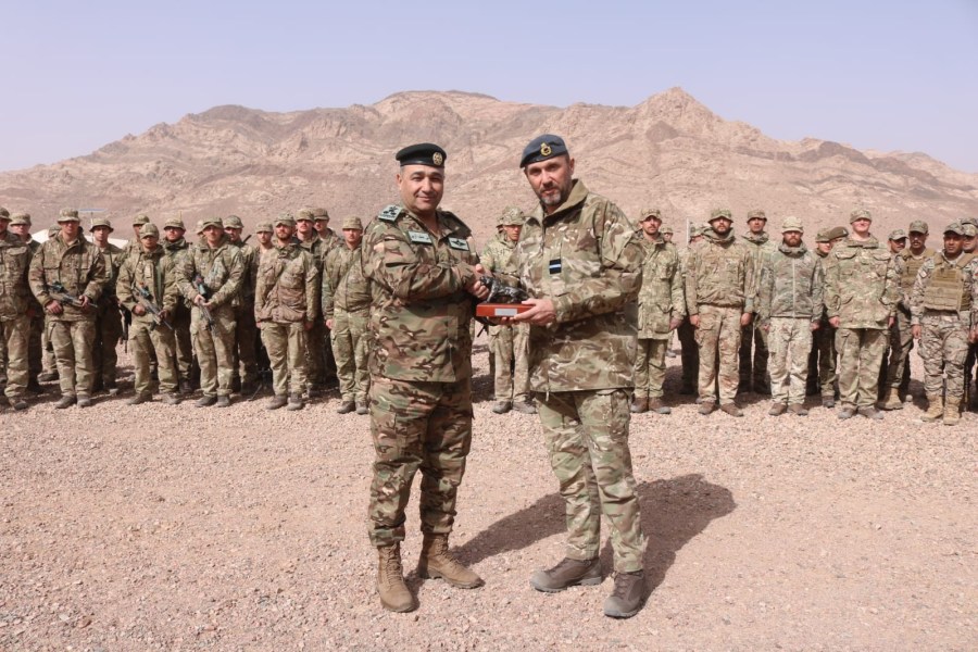 اختتام تمرين عسكري مشترك في لواء