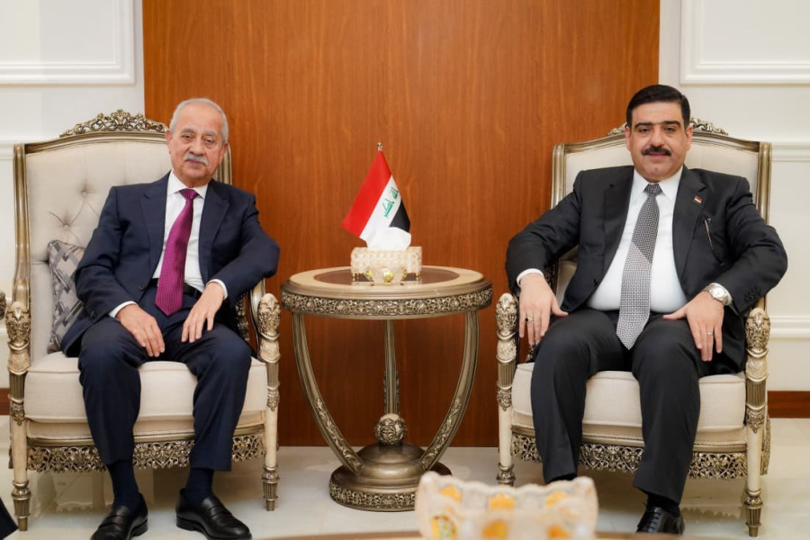 الجغبير يلتقي وزير التجارة العراقي