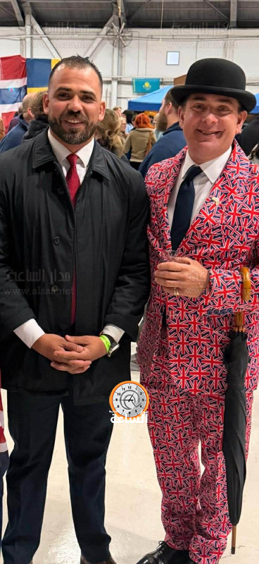 الصحفي أبزاخ يشارك بفعالية الليلة الدولية