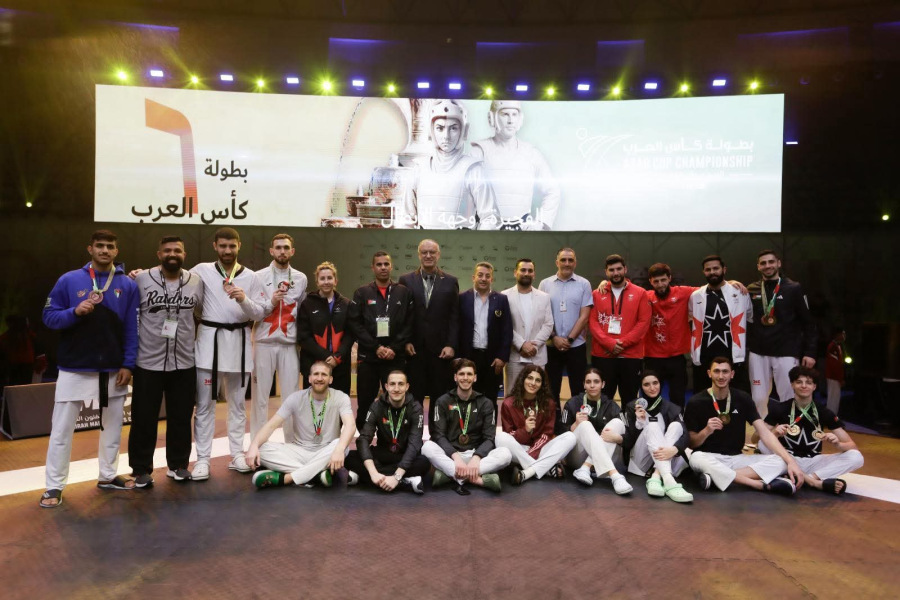 نشامى التايكواندو يحصدون 8 ميداليات في