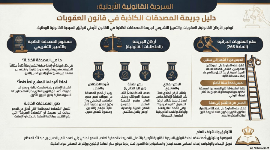 السلسلة القانونية (126): جريمة المصدّقة الكاذبة